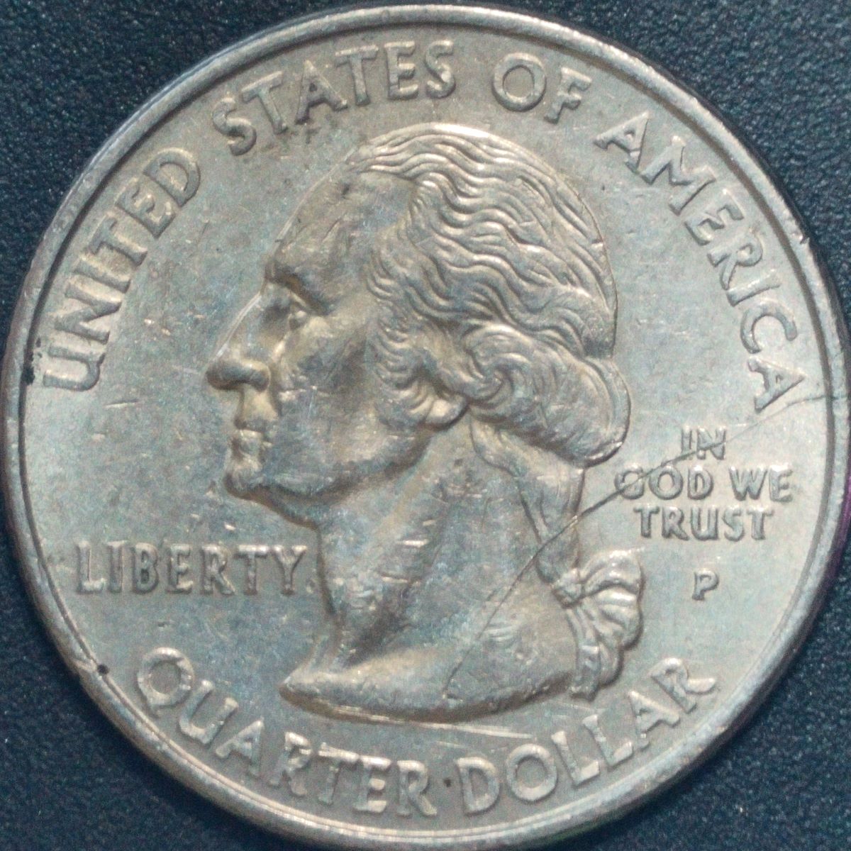 2000-P-New-Hampshire-Quarter:-Spike-Head