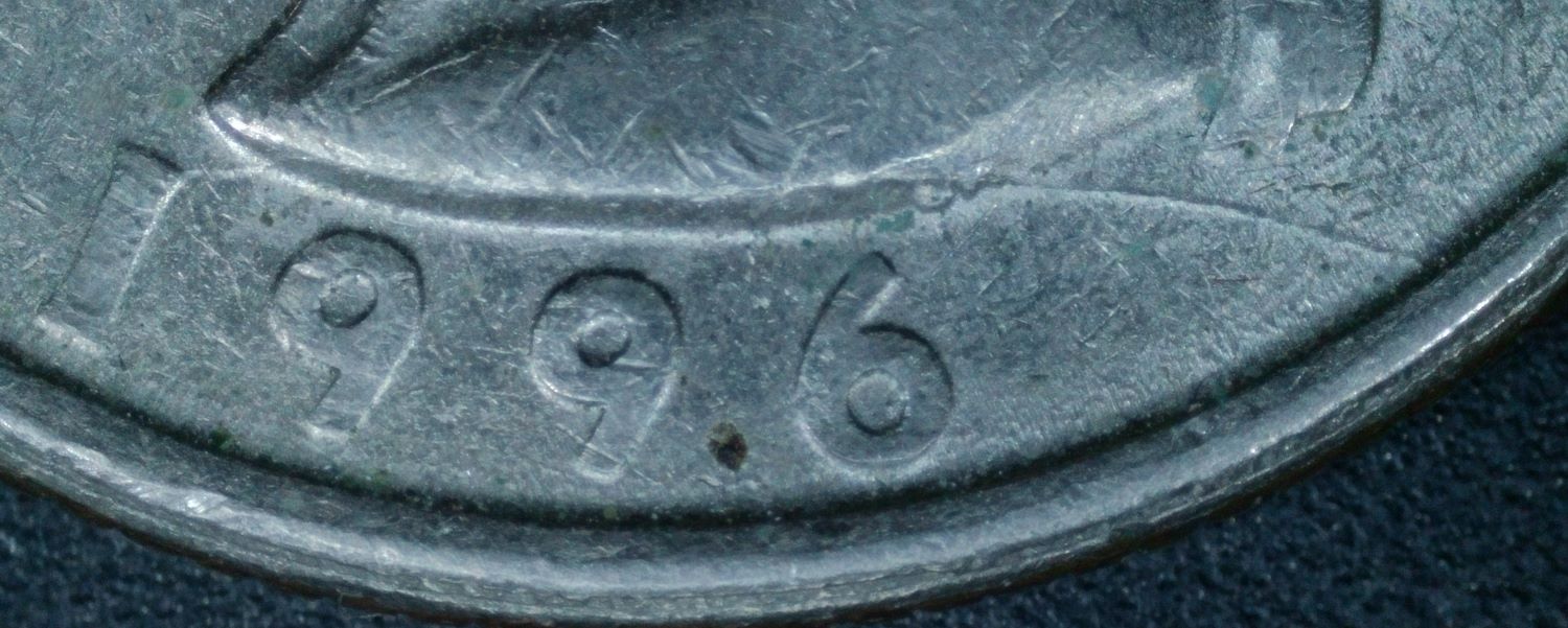 1996-P-Washington-Quarter:-Spike-Head