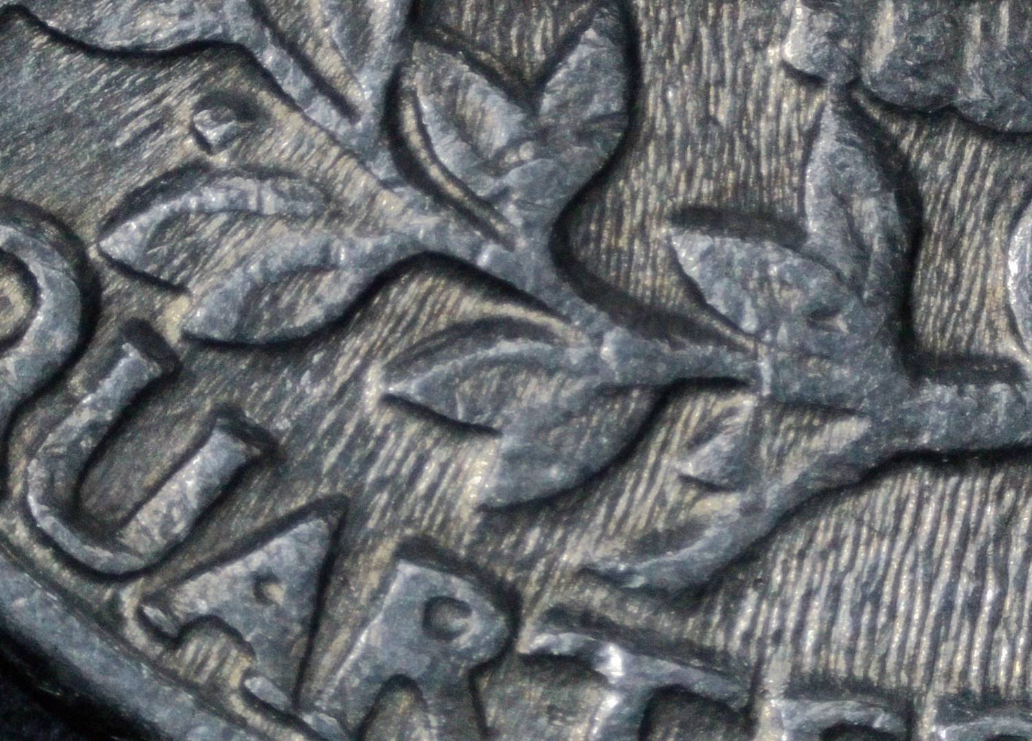 1980-P-Quarter:-Odd-Leaves-On-Reverse