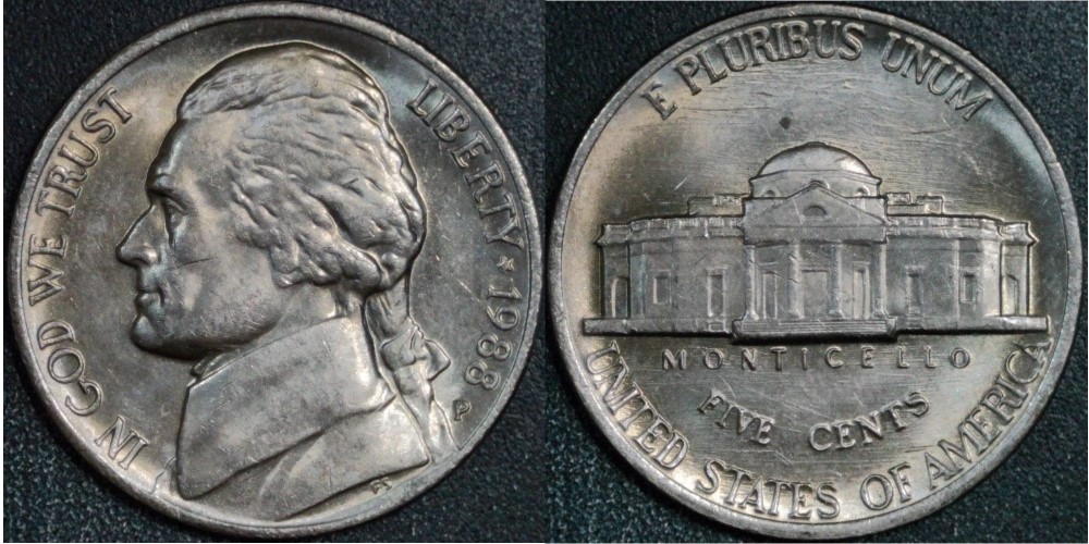 A-Couple-Of-Toned-Nickels-1988-P-And-1999-P