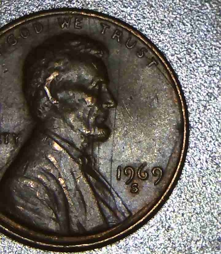 1969-Lincoln-Cent-S/S-Error