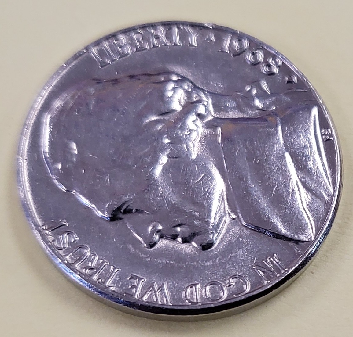 1968-D-Silver-Nickel-?-It's-Super-Shiny