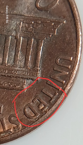 Lincoln-Cent-1989-D-With-Double-Color,-Long-Die-Crack.