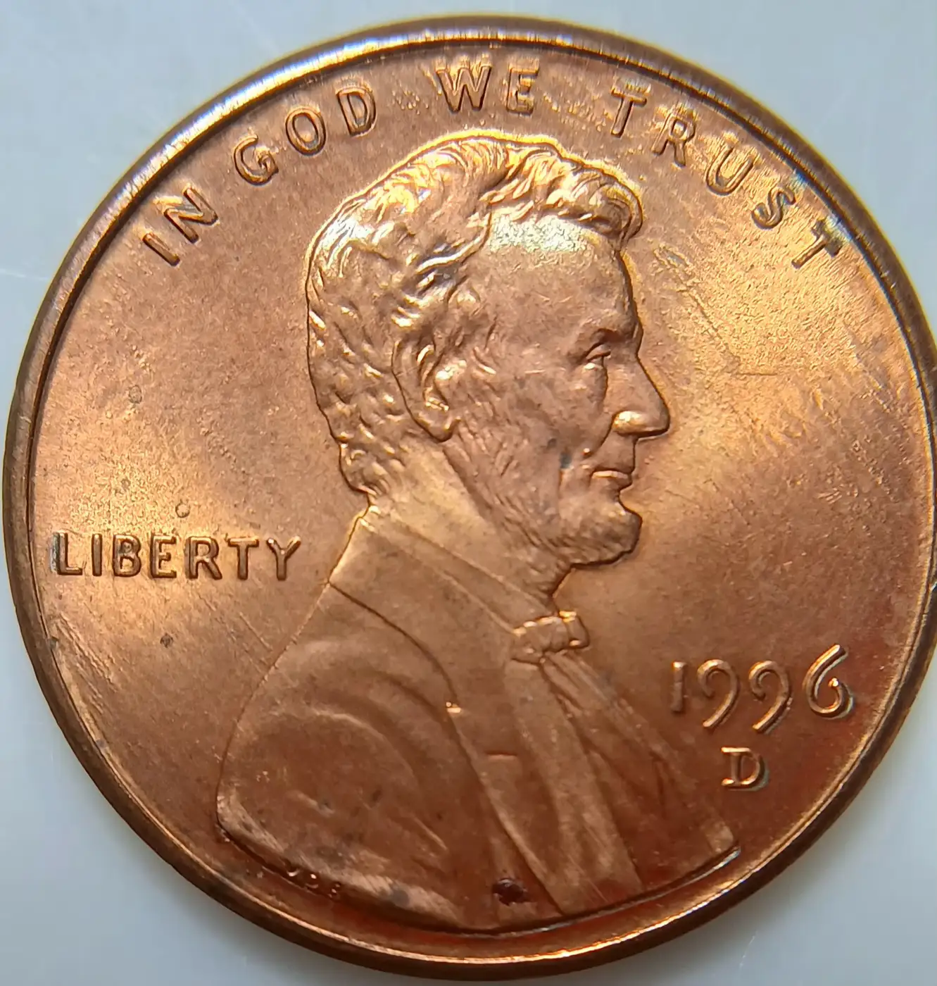 1996-D-Lincoln-One-Cent-Missing-Reverse-Copper-Plating