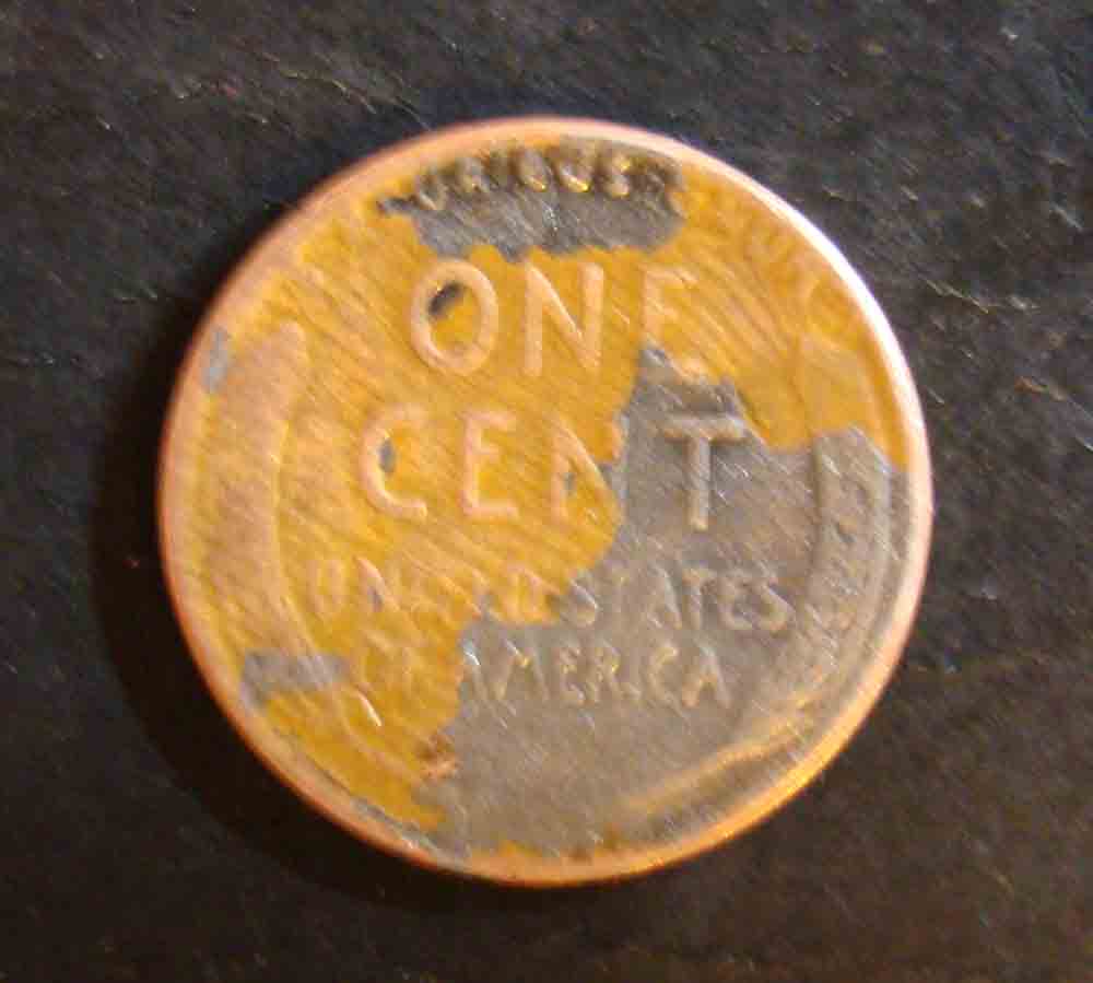1955-Steel-Wheat-Penny,-Passed-Magnet-Test
