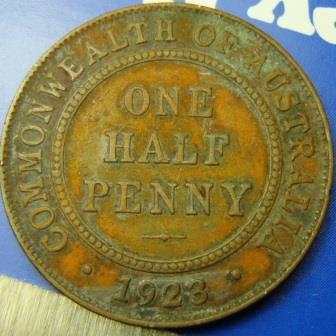 1923-Half-Penny