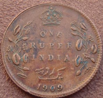 Off-Metal-1909-Rupee