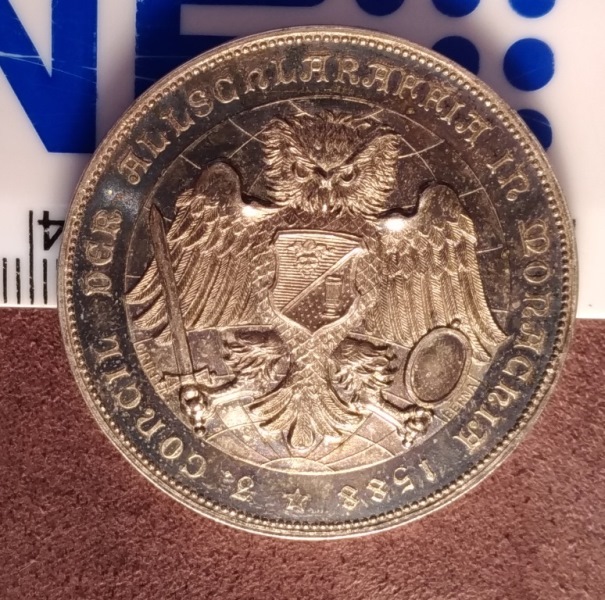Old-Medallion-Circa-1588-From-Europe-Id:-1888-Token-From-Sclaraffia-Monachia
