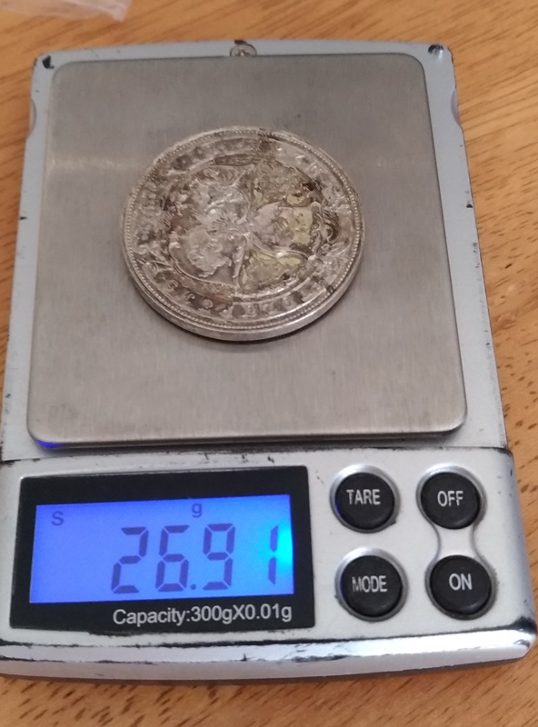 Old-Medallion-Circa-1588-From-Europe-Id:-1888-Token-From-Sclaraffia-Monachia