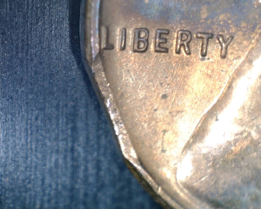 1959-P-LMC-Rainbow-Toned-Clipped-With-Blakesly-Effect