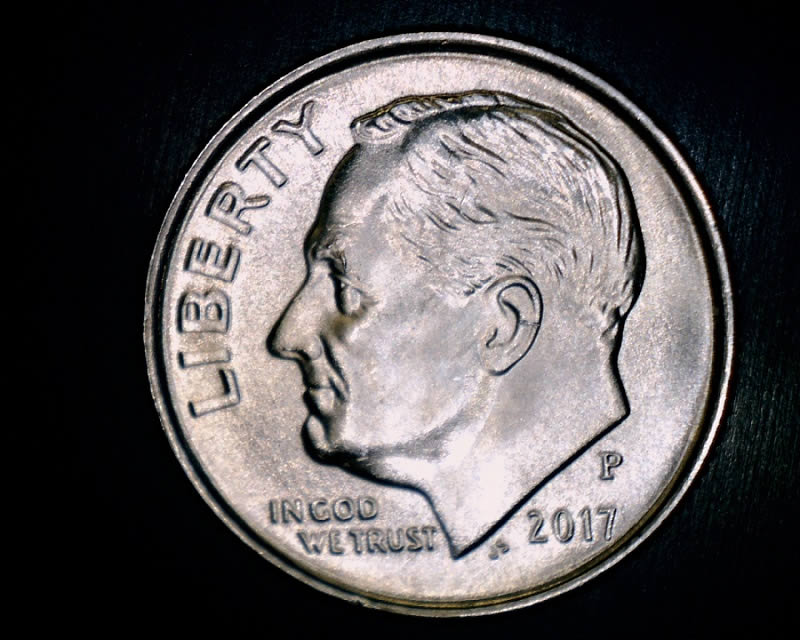 2017-P-Roosevelt-Dime-Spike-Head-And-Actual-Doubled-Devices