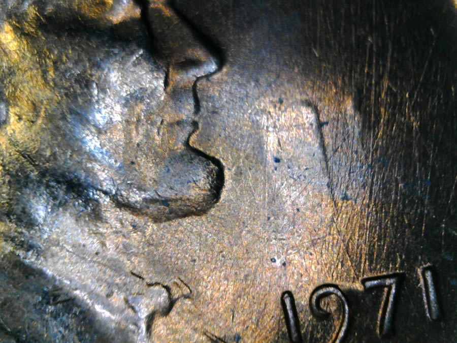 1971-D-Cent-Spike-Heads-And-Die-Clashes