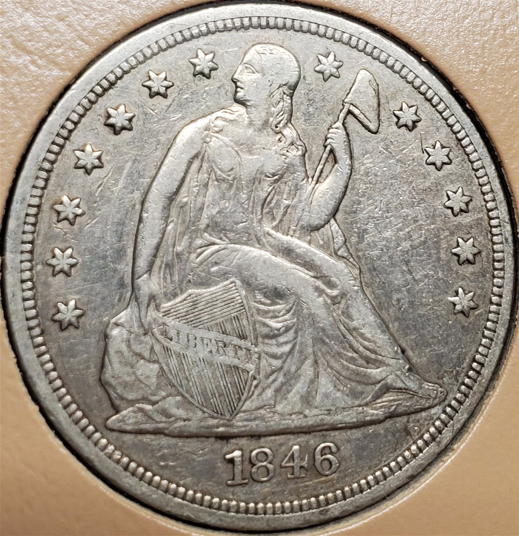 1846-Seated-Liberty-XF-Slightly-Overweight?-Real?-Did-I-Overpay?