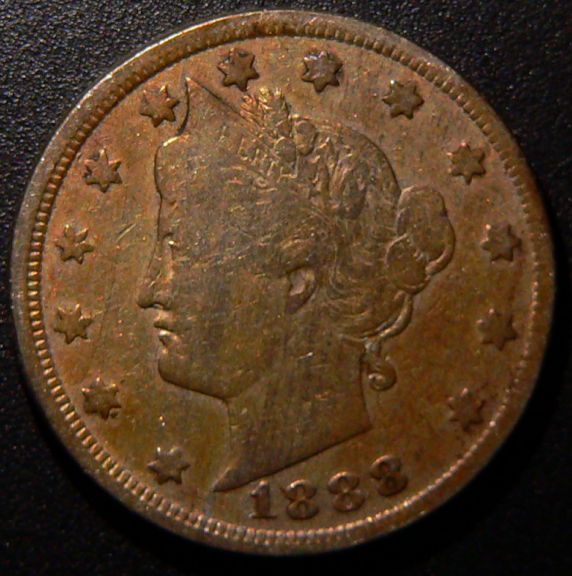 1888-V-Nickel
