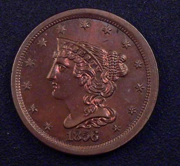 1856-Half-Cent