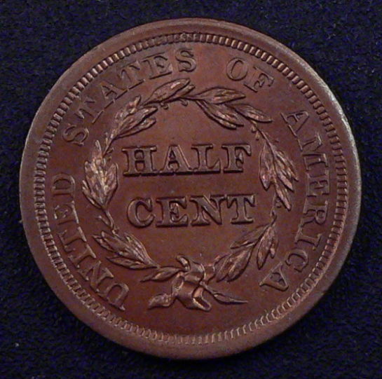 1856-Half-Cent