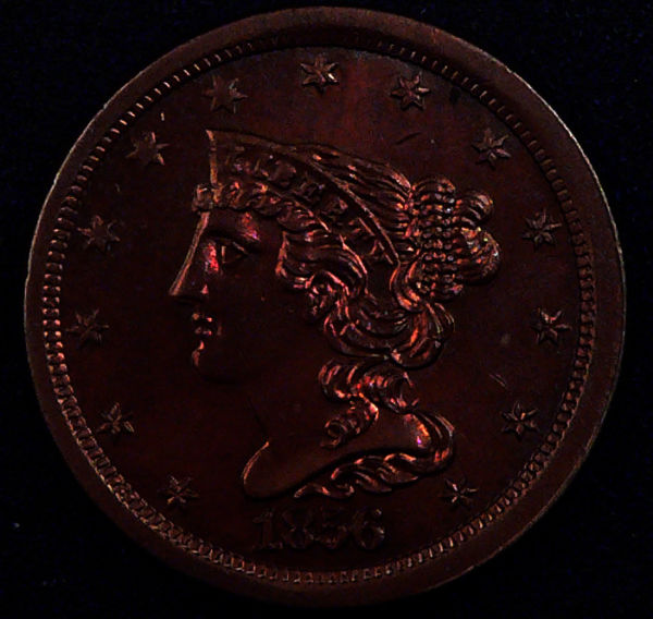1856-Half-Cent
