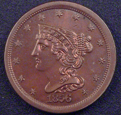 1856-Half-Cent