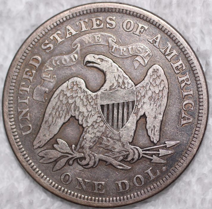 1872-Seated-Dollar-For-Grading