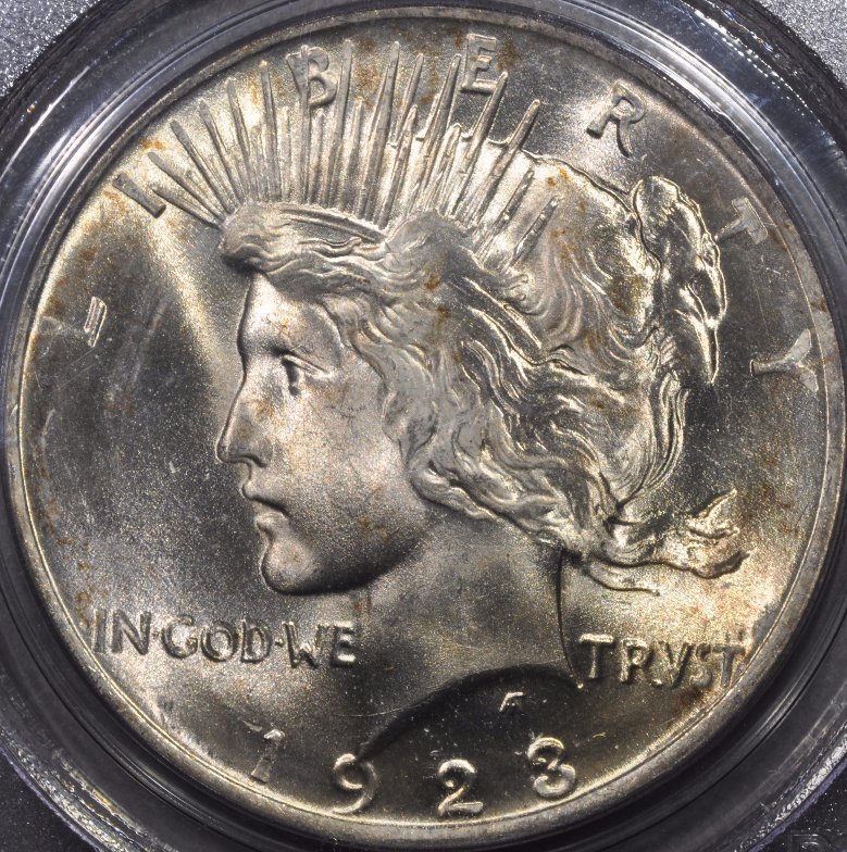 2-1923-Peace-Dollars-One-Raw-One-PCGS
