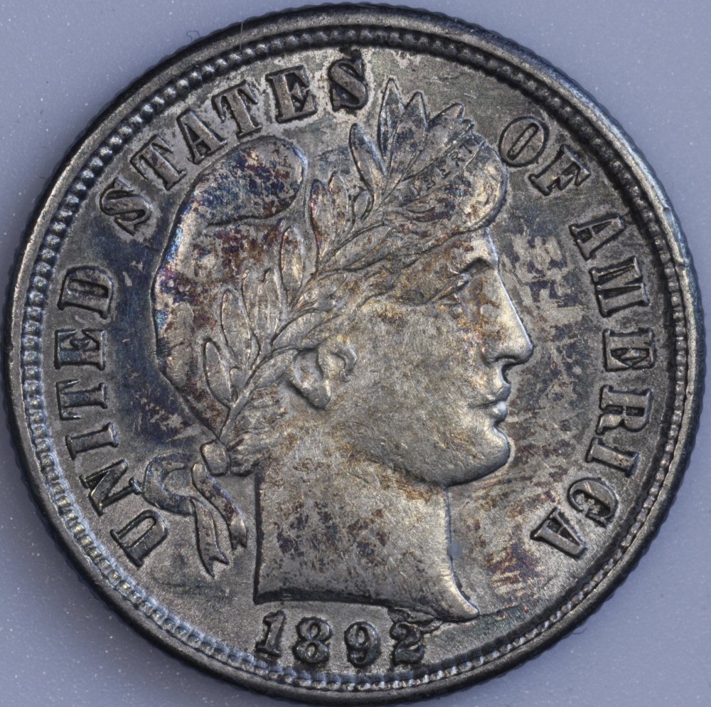 1892-Barber-Dime-For-Grading