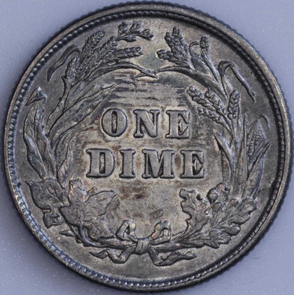 1892-Barber-Dime-For-Grading