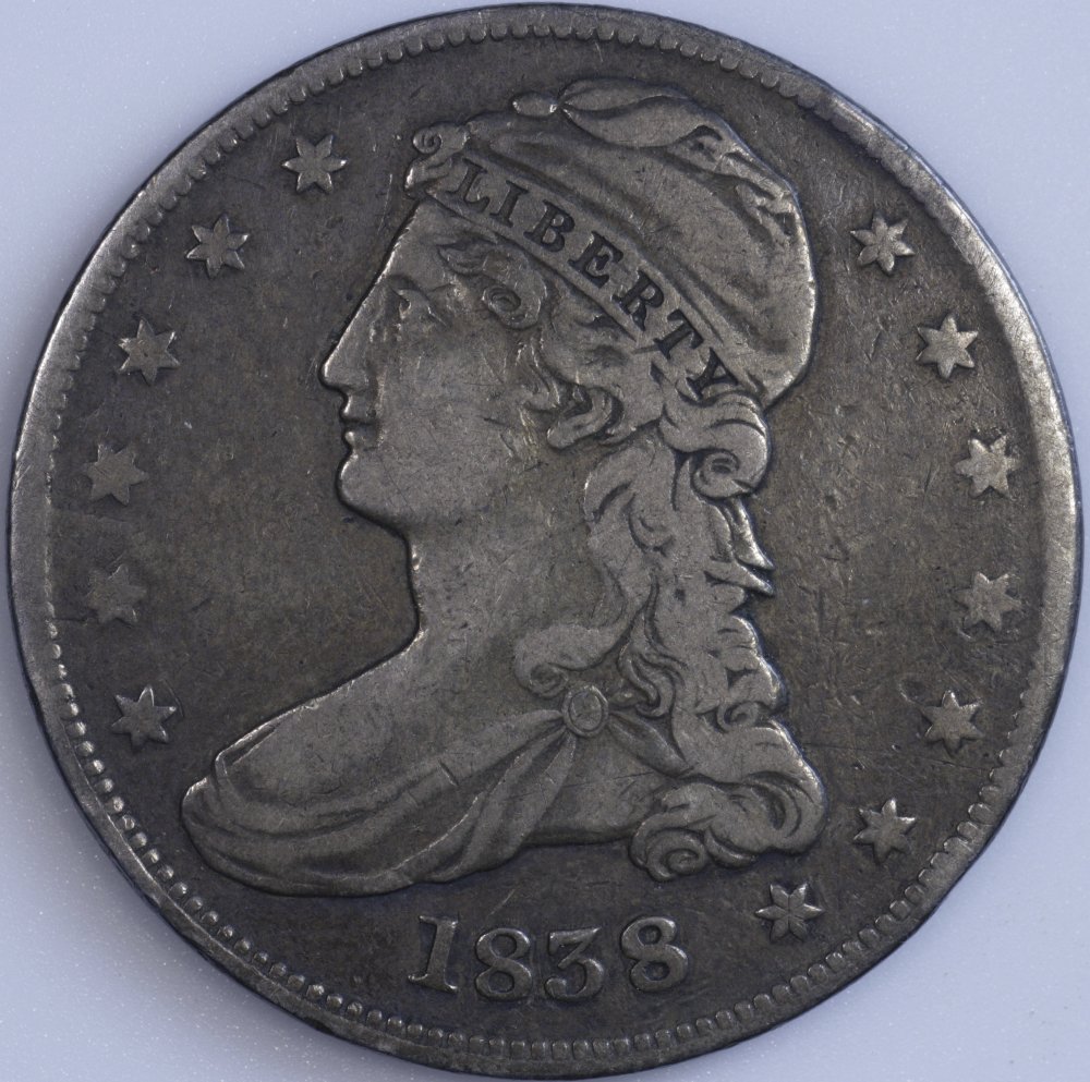 1838-Bust-Half-For-Grading