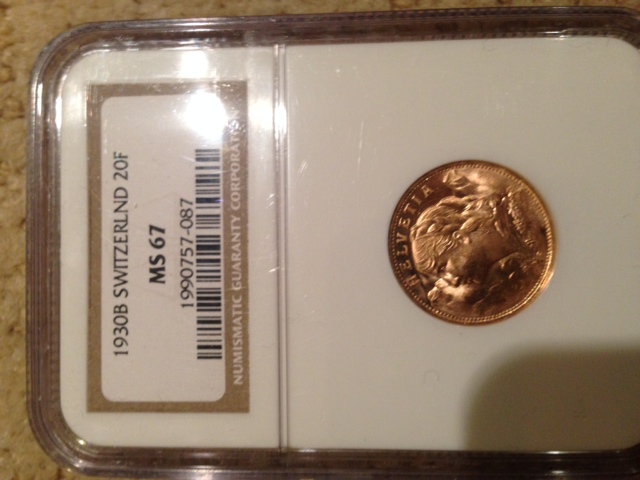 Swiss-20f-1930-B-Gold-Coin;-NGC-MS-67