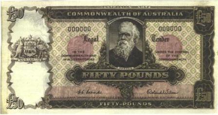 1950-10-Shillings--Note-Sir-Henry-Parkes--Portrait