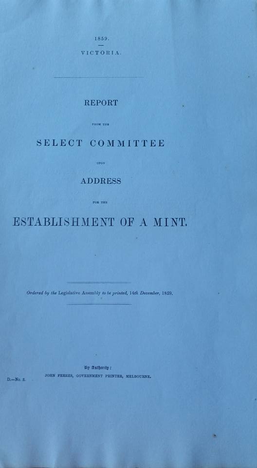 Original-Reports-For-The-Syd-Mint--1854