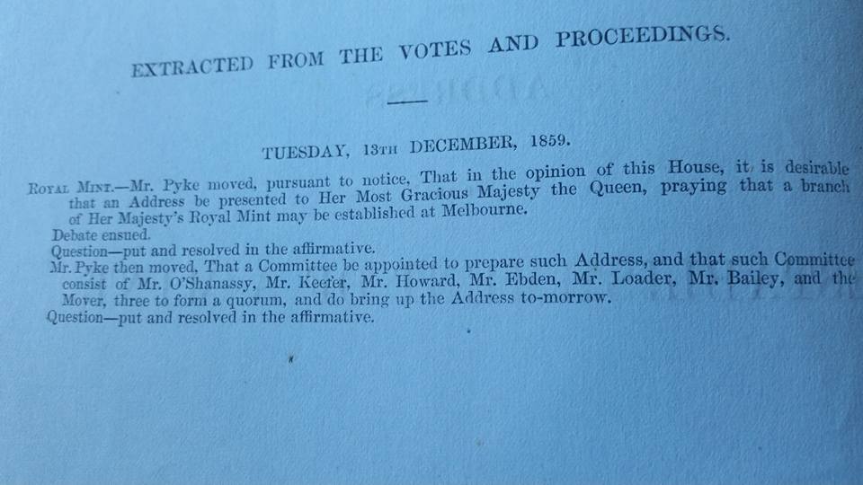 Original-Reports-For-The-Syd-Mint--1854