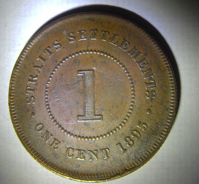 Straits-Settlement's-One-Cent-1895