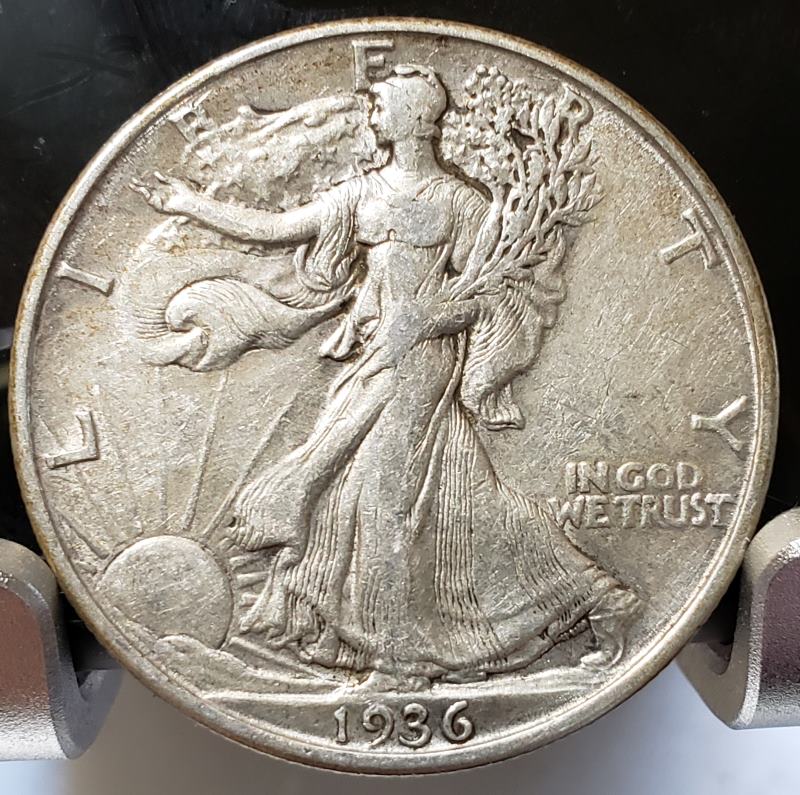1936-D-Walking-Liberty-Half-Dollar,-Grade-Please