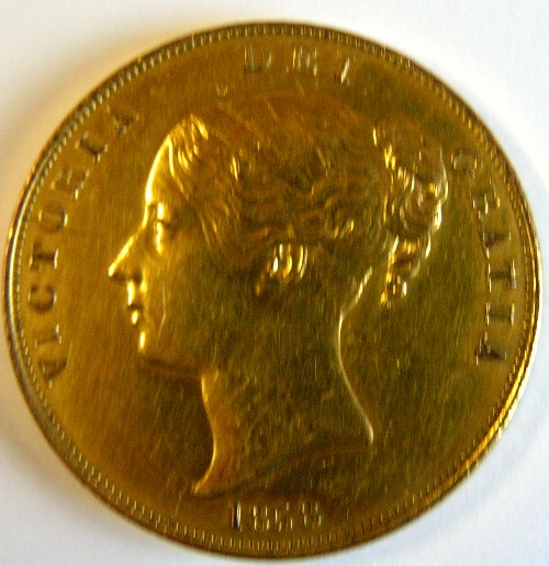 Gold-Coloured-1858-Penny