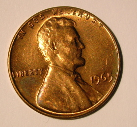 1965-Penny-In-Funny-Condition