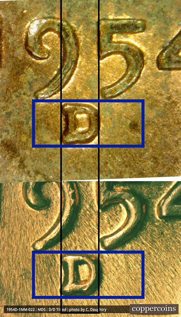 1954-D-LWC-RPM-Copper-Coins-MM022-Minor