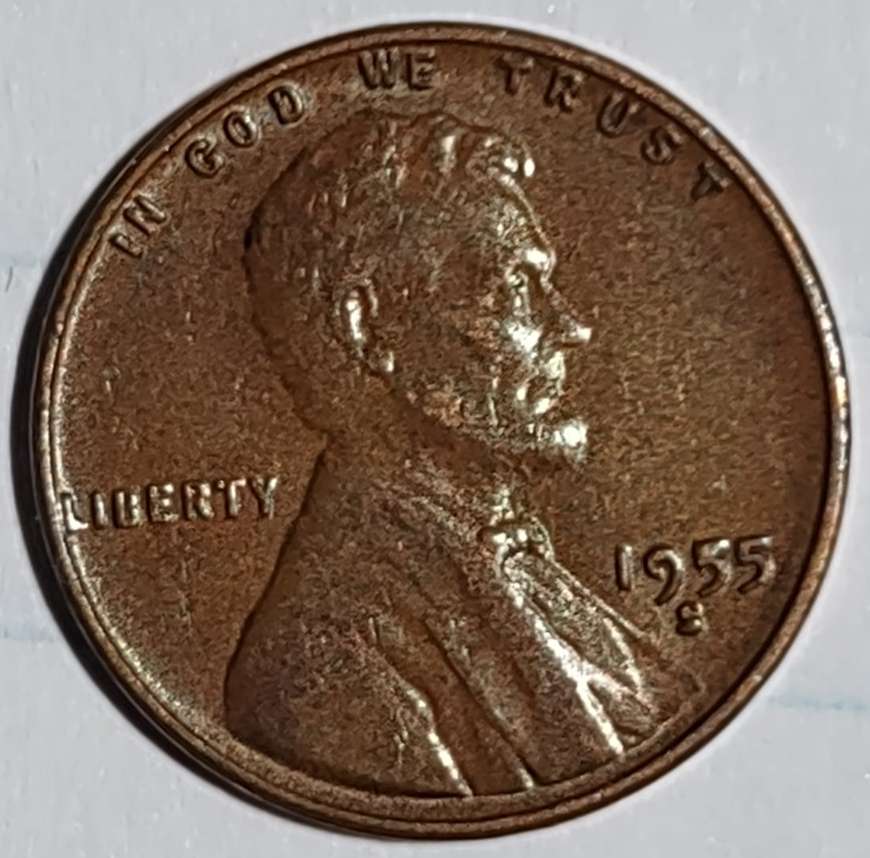 1955-S-Penny-With-Die-Bleeds