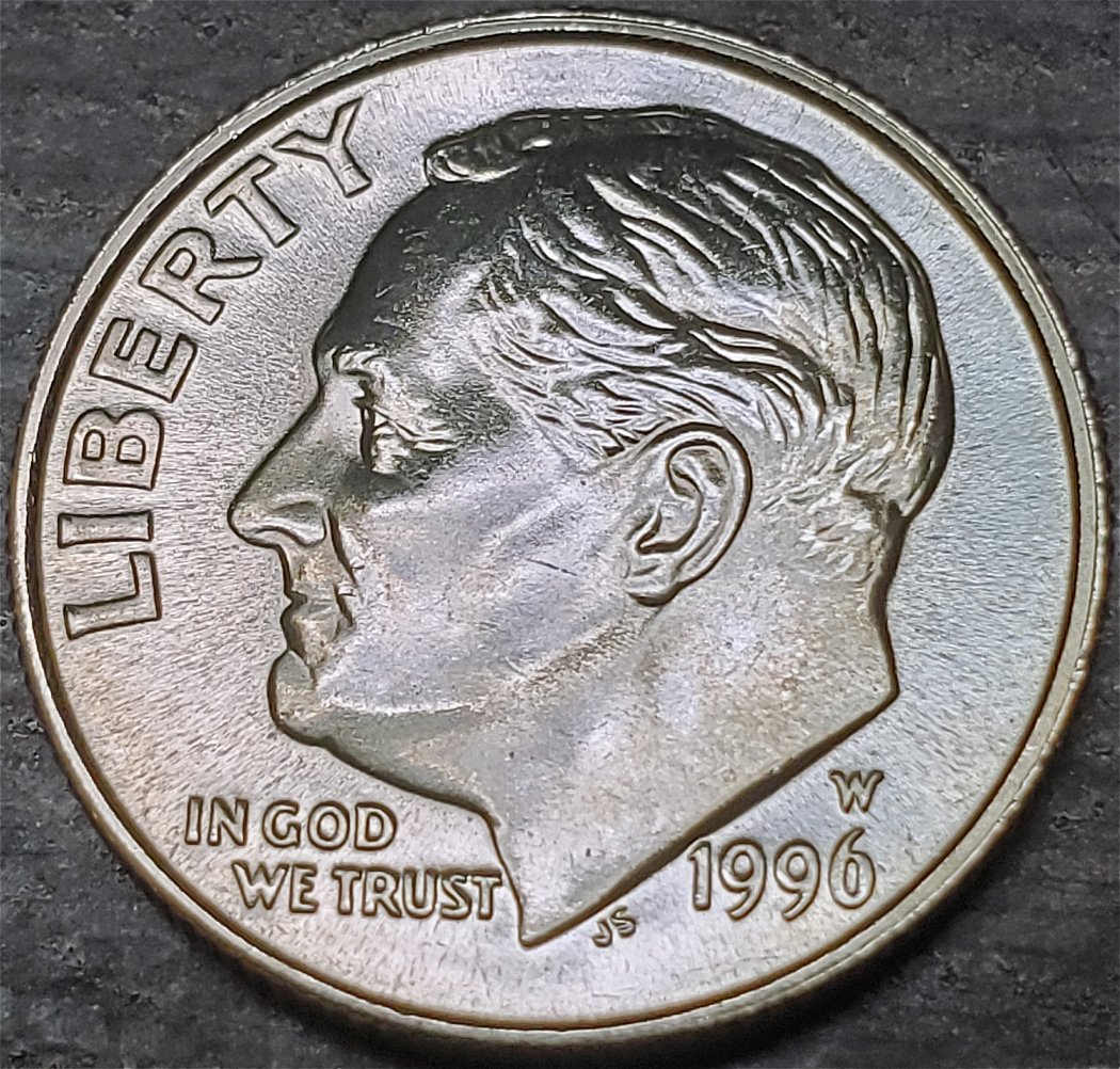 1996-Dime-W-From-Proof-Set