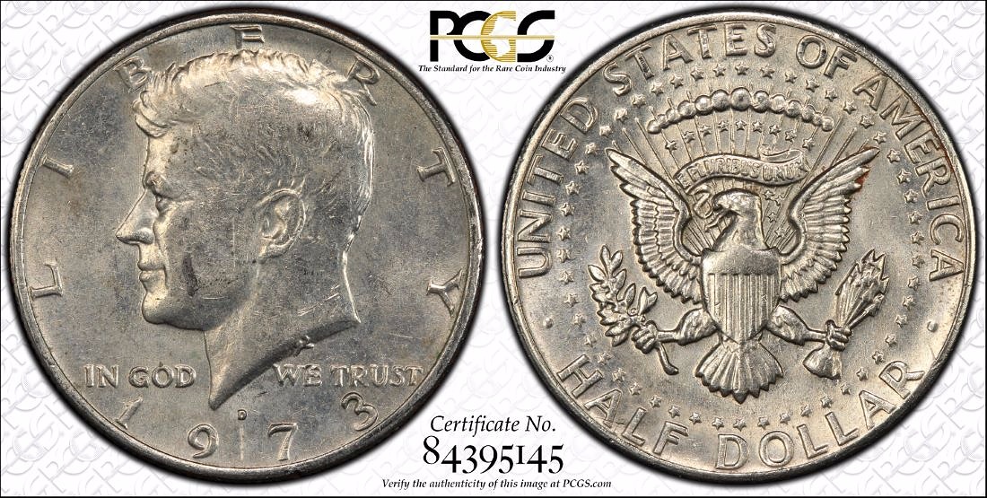 1973-D-Kennedy-Half,-No-FG