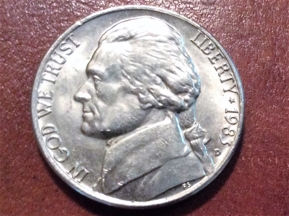 1983-Jefferson-Nickel-And-Your-Thoughts-On-A-Grade