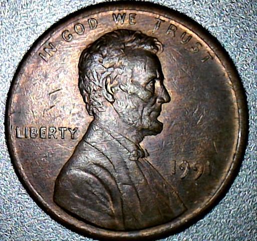 1991-P-Lincoln-Cent,-Front-Die-Crack-Verification