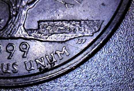 1999-P-Connecticut-Quarter,-Reverse-Die-Crack