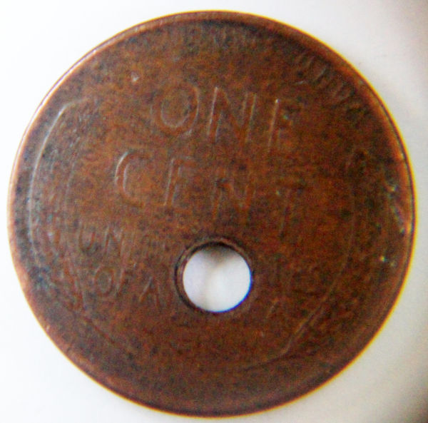 Lincoln-Wheat-With-A-Through-Hole