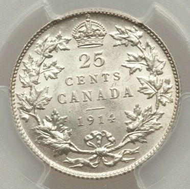 1914-Canada-25c,-Nice-But-How-Nice?