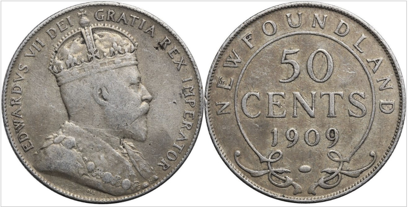 1909-Newfoundland-50c