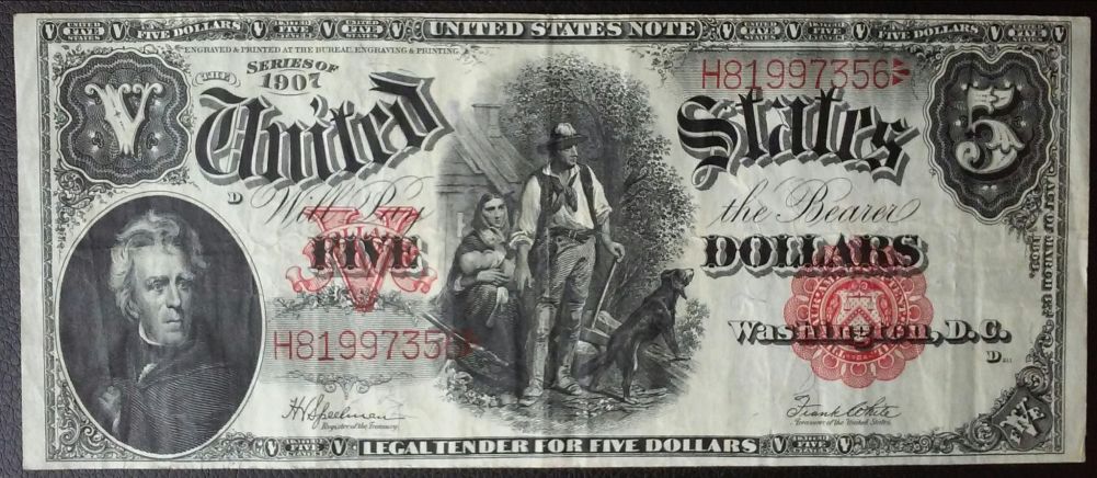 Series-Of-1907-$5-Silver-Cert-Grading