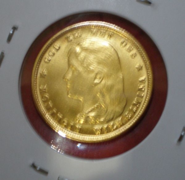 Netherlands-10-Gulden-1897-Gold-Coin-Genuine?