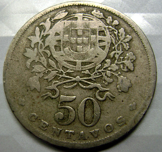 1929-Portugal-50-Centavos