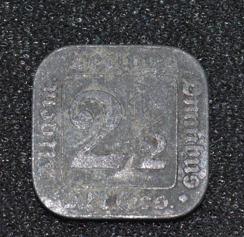 Unknown-Coin-2-1/2-Possibly-From-WW2