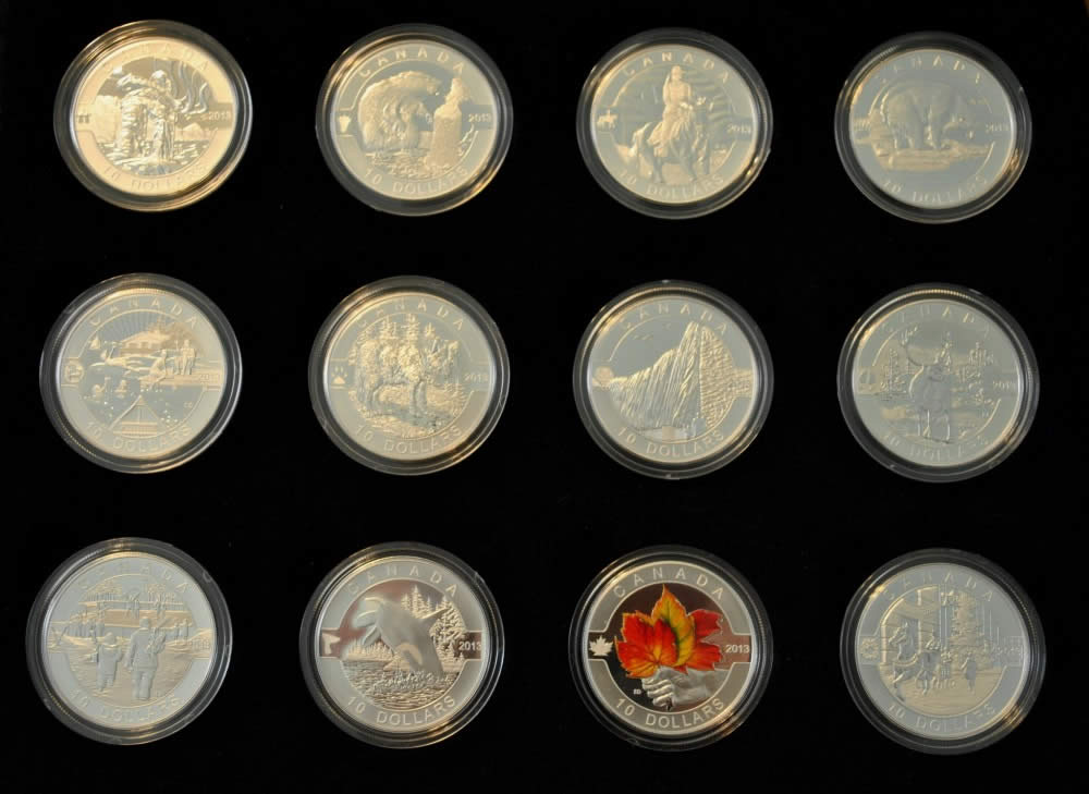 2013-O-Canada-Set-Of-1/2-Ounce-Silver-Coins
